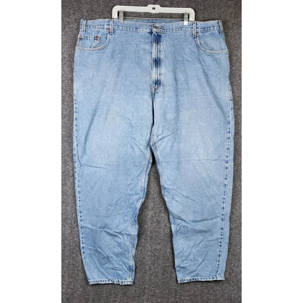 Levi's Jeans Mens 50x34 560 Loose Fit Tapered Leg Light Wash Blue Vintage EUC